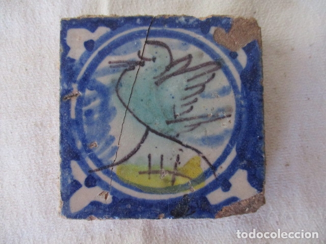 Antig&uuml;edades: Azulejo olambrilla antigua - Foto 1