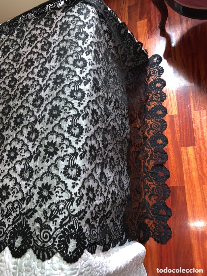Antig&uuml;edades: Antigua mantilla espa&ntilde;ola - Foto 6