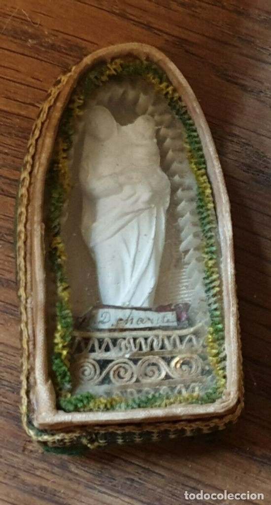 Antig&uuml;edades: RELICARIO ANTIGUO VIRGEN - Foto 1