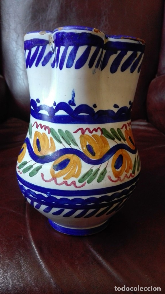 Antig&uuml;edades: Jarra de Talavera - Foto 2