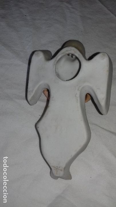 Antig&uuml;edades: ANTIGUA BENDITERA DE BISCUIT. - Foto 2