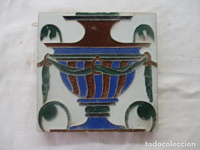 Antig&uuml;edades: Azulejo Mensaque antiguo - Foto 1