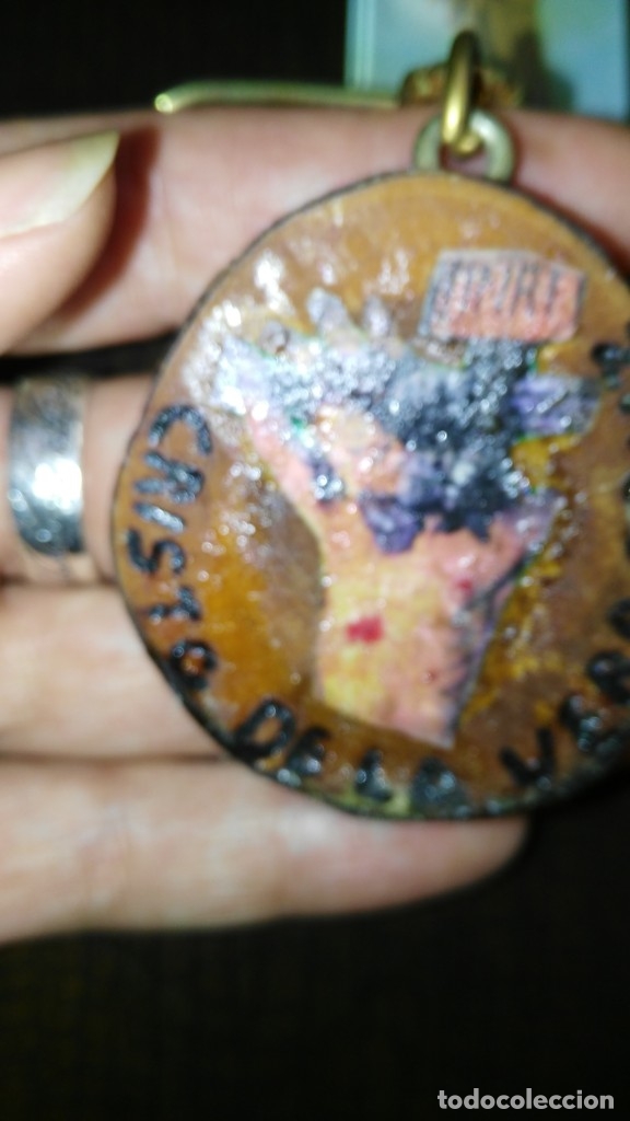 Antig&uuml;edades: Lote de llaveros religiosos - Foto 12
