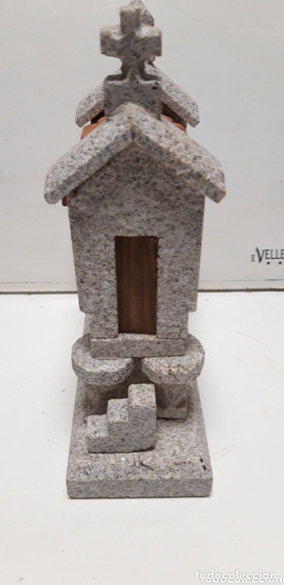 Antiguidades: HORREO GALLEGO HECHO EN PIEDRA GRANITO 20 X 15 X 7 CM