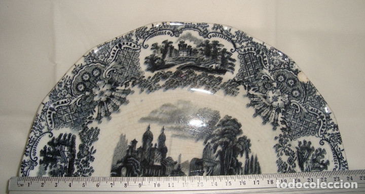 Antig&uuml;edades: PLATO DE LOZA PICKMAN 24cm. - Foto 3