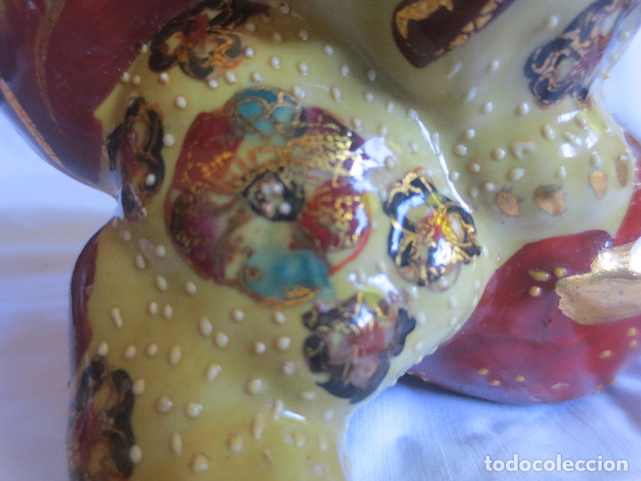 Antig&uuml;edades: PAREJA PERROS DE FOO - ESTILO SATSUMA - Foto 9