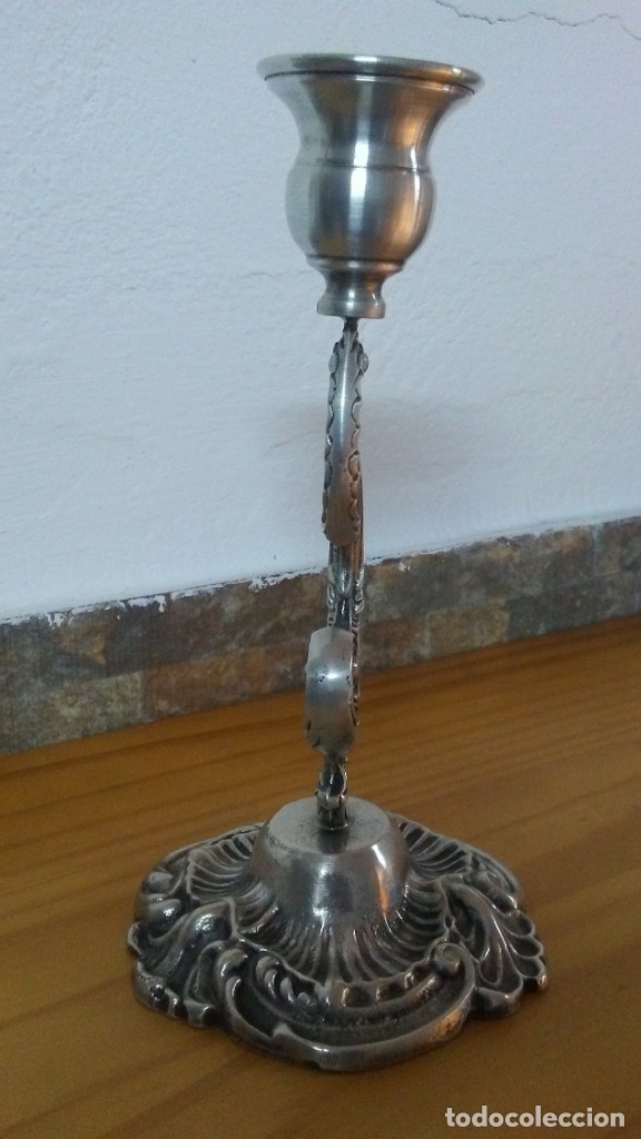 Candelabro De Metal, Candelabro Elegante, Para 3 Velas Plata | Cuotas
