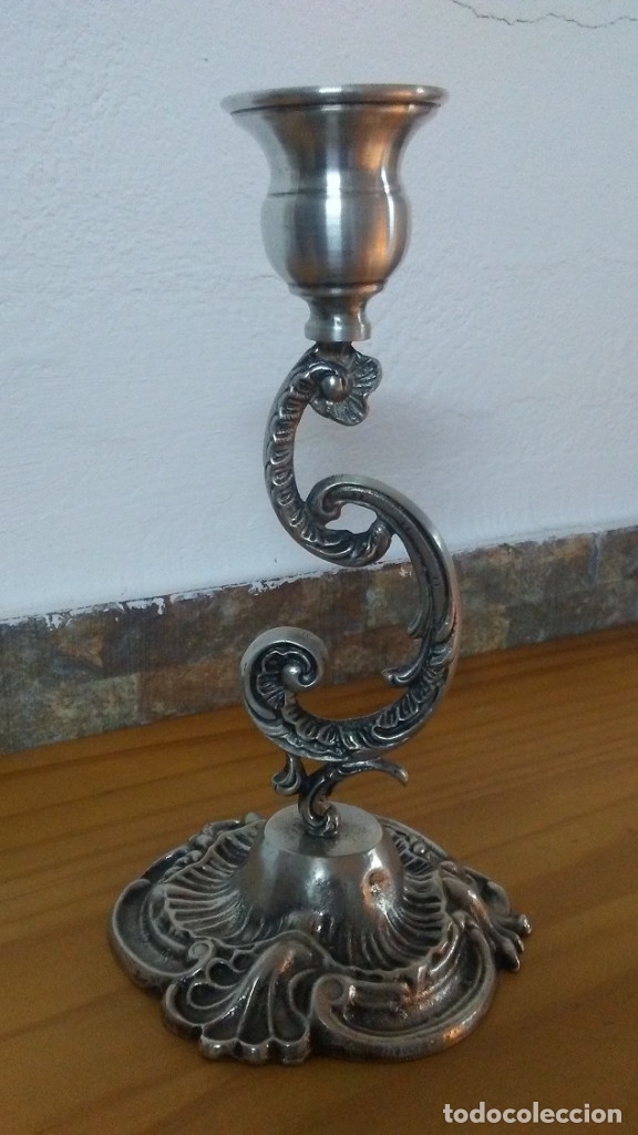 Antig&uuml;edades: PRECIOSO CANDELABRO DE PLATA - Foto 3