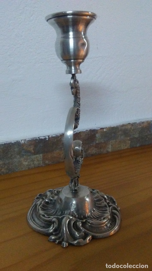 Antig&uuml;edades: PRECIOSO CANDELABRO DE PLATA - Foto 4