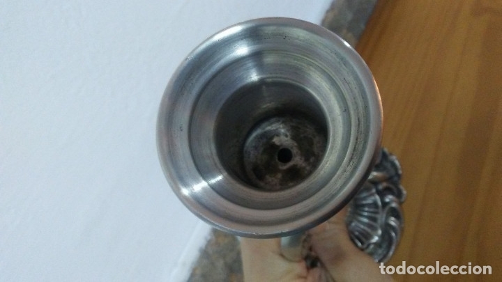 Antig&uuml;edades: PRECIOSO CANDELABRO DE PLATA - Foto 9