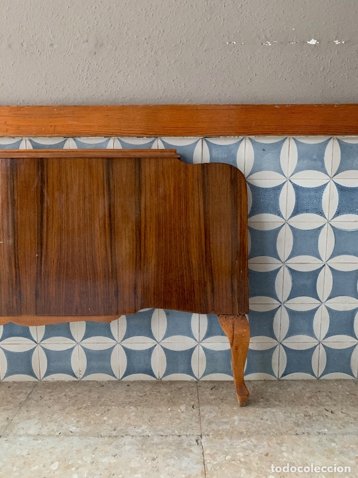 Antig&uuml;edades: CABEZAL Y PIE DE CAMA , DE 116,50 CM. DE LARGO REF, # 6 - Foto 10