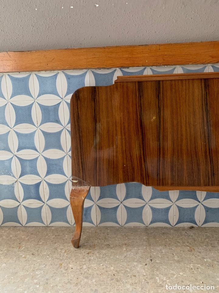 Antig&uuml;edades: CABEZAL Y PIE DE CAMA , DE 116,50 CM. DE LARGO REF, # 6 - Foto 11