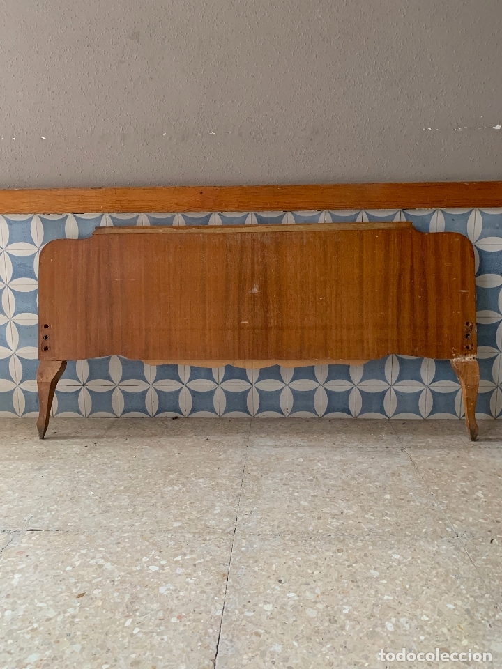 Antig&uuml;edades: CABEZAL Y PIE DE CAMA , DE 116,50 CM. DE LARGO REF, # 6 - Foto 12