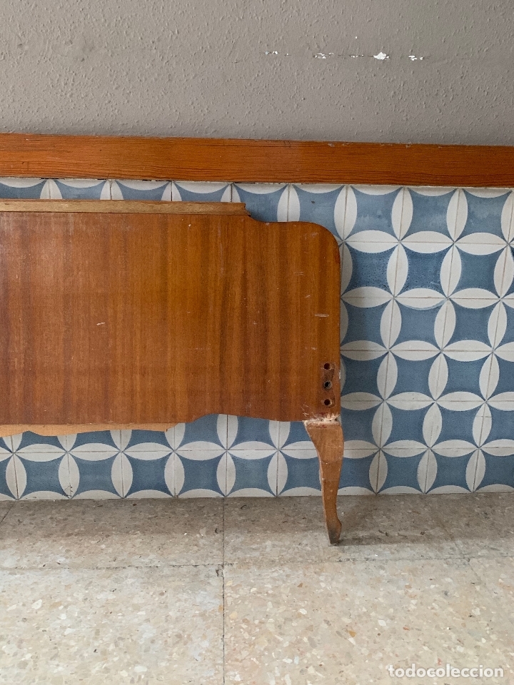 Antig&uuml;edades: CABEZAL Y PIE DE CAMA , DE 116,50 CM. DE LARGO REF, # 6 - Foto 13