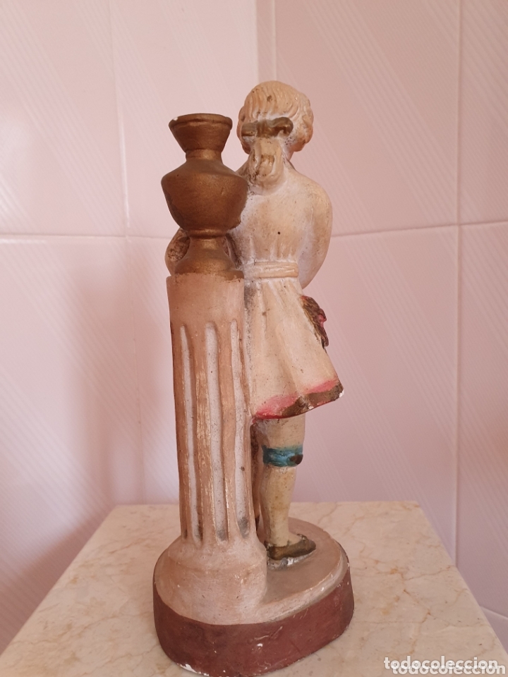 Antig&uuml;edades: ANTIGUA FIGURA DE CABALLERO - Foto 3