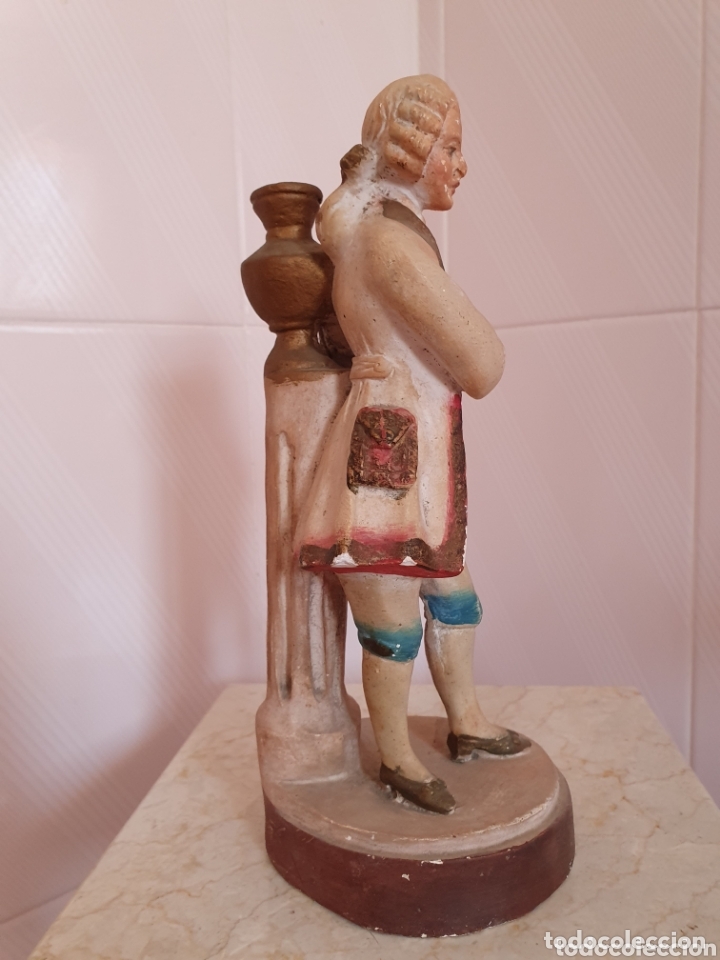 Antig&uuml;edades: ANTIGUA FIGURA DE CABALLERO - Foto 4