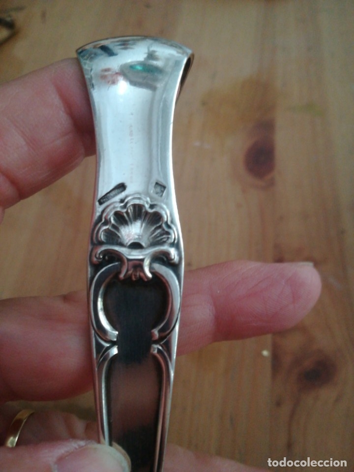 Antig&uuml;edades: Pinzas de plata christofle - Foto 2