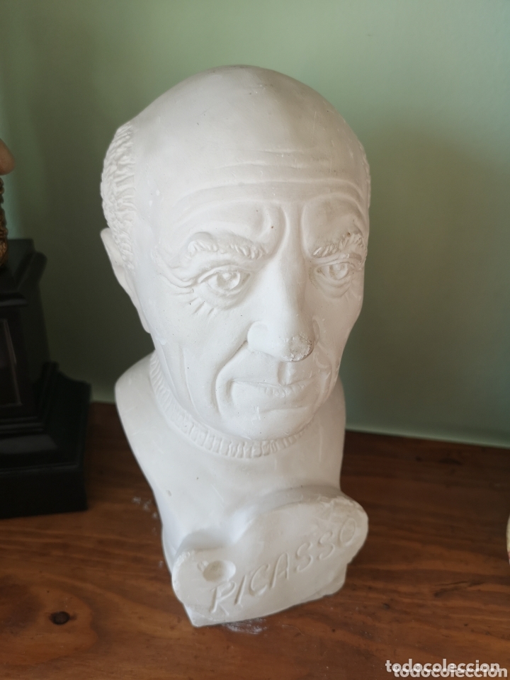 Antig&uuml;edades: Busto de Picasso en escayola - Foto 4