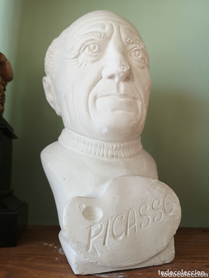 Antig&uuml;edades: Busto de Picasso en escayola - Foto 5