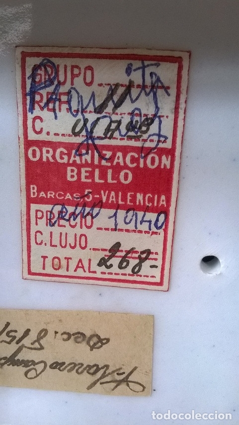 Antig&uuml;edades: FLORERO CAMPANA A&Ntilde;O 1940 - Foto 9