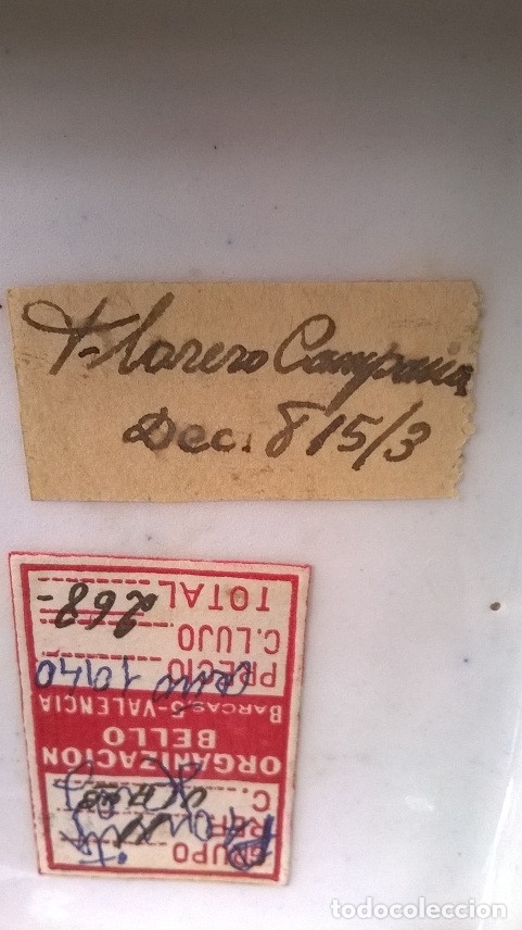 Antig&uuml;edades: FLORERO CAMPANA A&Ntilde;O 1940 - Foto 11