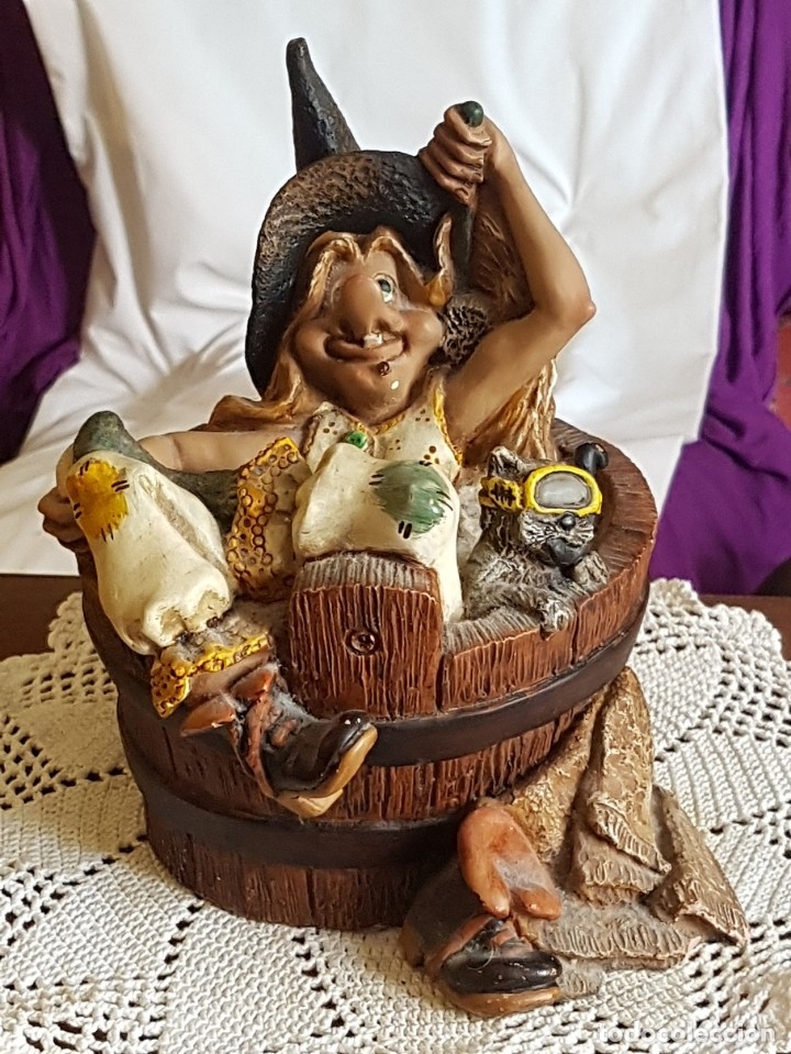 Oggetti Antichi: PRECIOSA FIGURA DE BRUJA