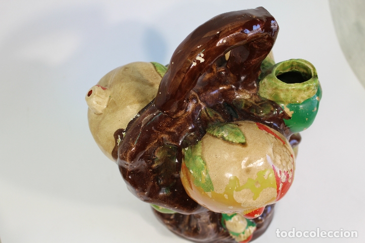 Antig&uuml;edades: botijo con granadas ceramica manises - Foto 2