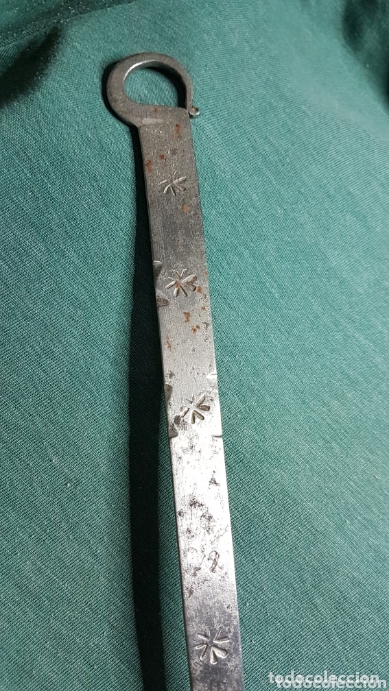 Antig&uuml;edades: Antigua cuchara de cocina de forja - Foto 3