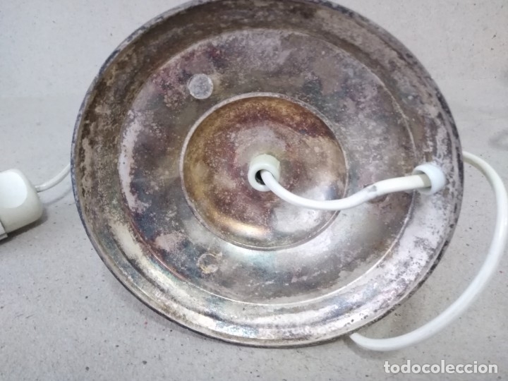 Antig&uuml;edades: Pareja de l&aacute;mparas 30z12ctms - Foto 9