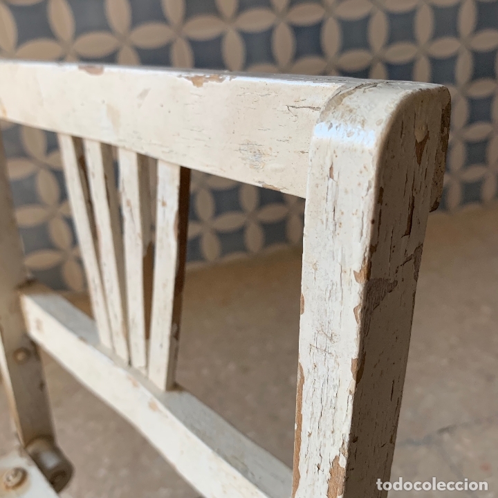 Antig&uuml;edades: PEQUE&Ntilde;A SILLA PLEGABLE - Foto 7