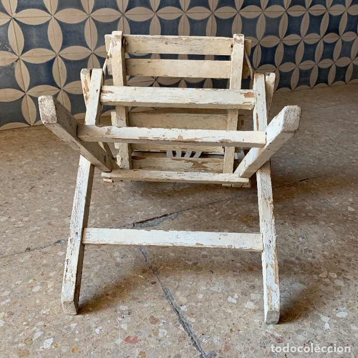 Antig&uuml;edades: PEQUE&Ntilde;A SILLA PLEGABLE - Foto 8