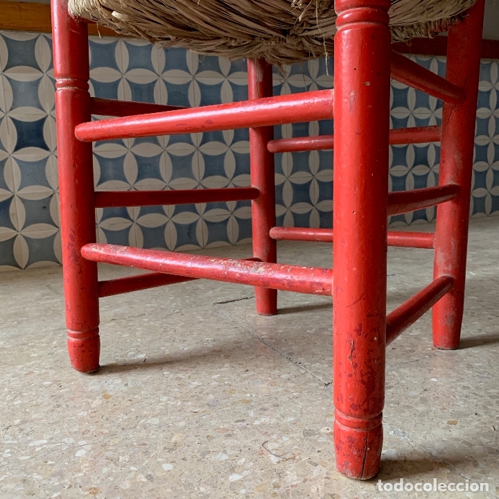 Antig&uuml;edades: SILLA DE ENEA , ALTURA EN LO MAXIMO= 98 CM. - Foto 5