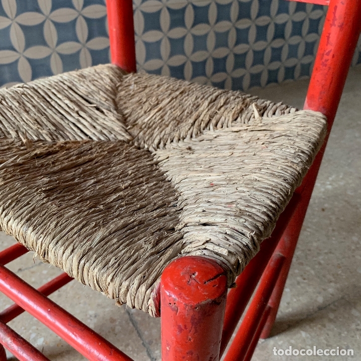 Antig&uuml;edades: SILLA DE ENEA , ALTURA EN LO MAXIMO= 98 CM. - Foto 6