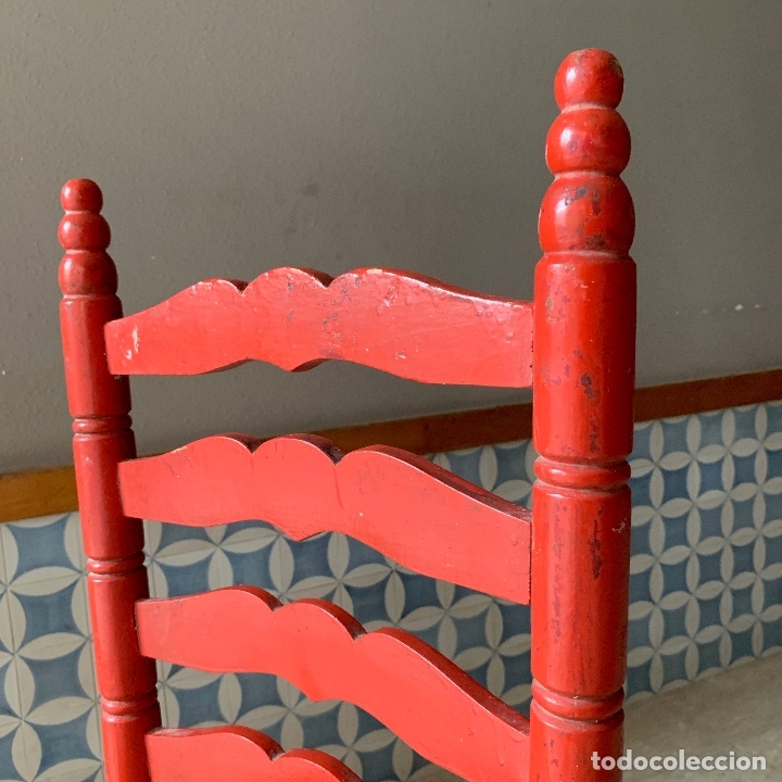 Antig&uuml;edades: SILLA DE ENEA , ALTURA EN LO MAXIMO= 98 CM. - Foto 7