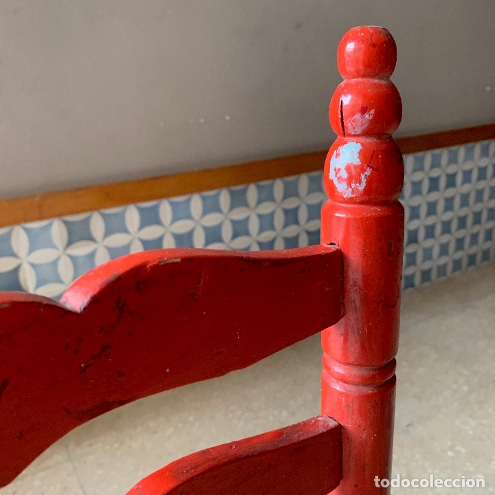 Antig&uuml;edades: SILLA DE ENEA , ALTURA EN LO MAXIMO= 98 CM. - Foto 10
