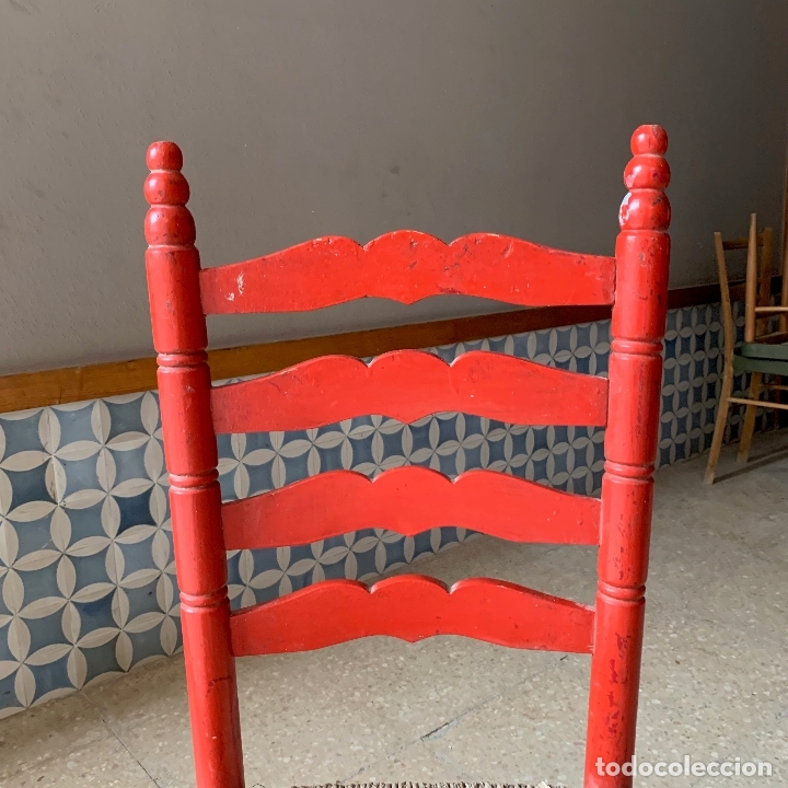 Antig&uuml;edades: SILLA DE ENEA , ALTURA EN LO MAXIMO= 98 CM. - Foto 11