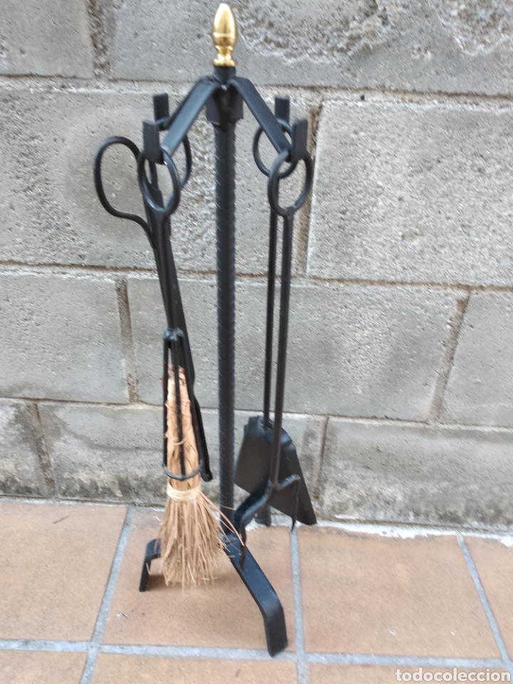 Antig&uuml;edades: Accesorios de chimenea, sin usar - Foto 6