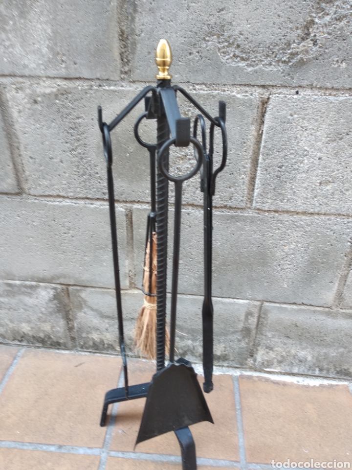 Antig&uuml;edades: Accesorios de chimenea, sin usar - Foto 7