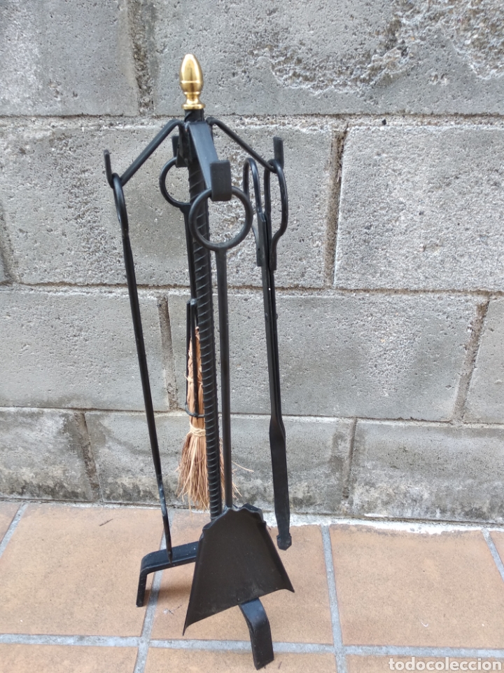 Antig&uuml;edades: Accesorios de chimenea, sin usar - Foto 8