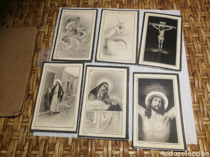 Antiques: Lote de recuerdos funerales antiguos