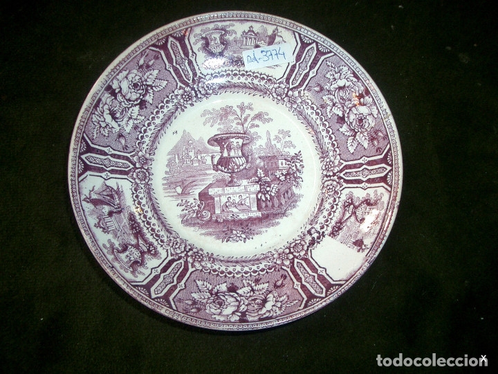 Antig&uuml;edades: PLATO DE SARGADELOS ANTIG&Uuml;O S. XIX. REF- 3774 - Foto 1