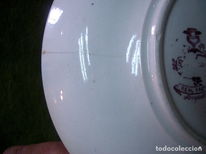 Antig&uuml;edades: PLATO DE SARGADELOS ANTIG&Uuml;O S. XIX. REF- 3774 - Foto 4
