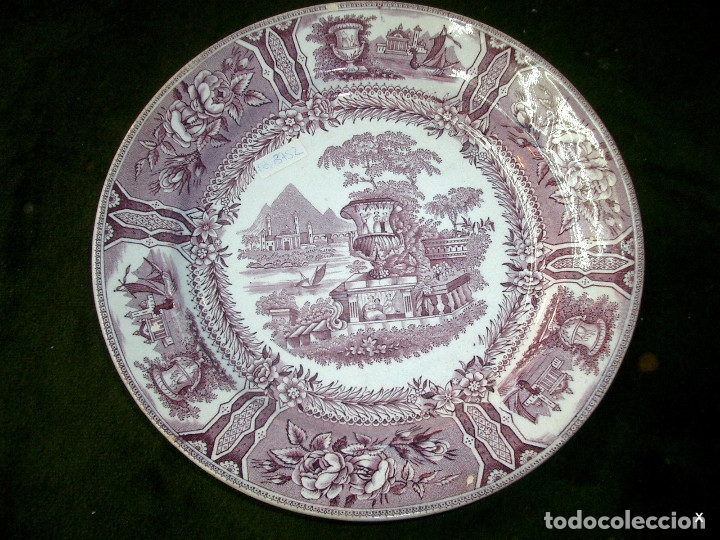 Antig&uuml;edades: PLATO DE SARGADELOS ANTIG&Uuml;O S. XIX REF-3752 - Foto 1