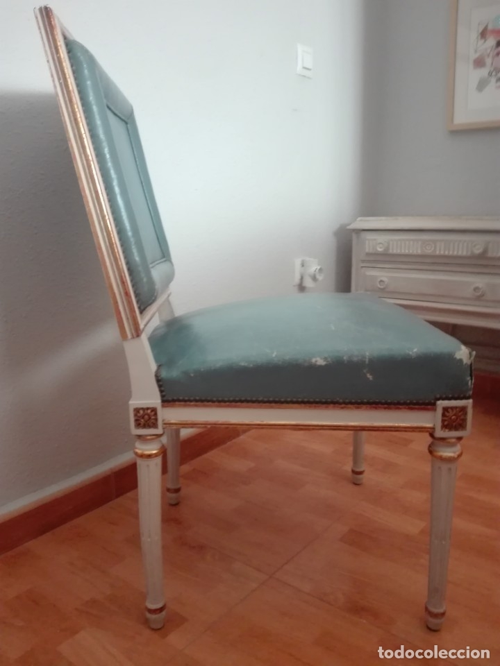Antig&uuml;edades: Silla estilo Luis XVI - Foto 3