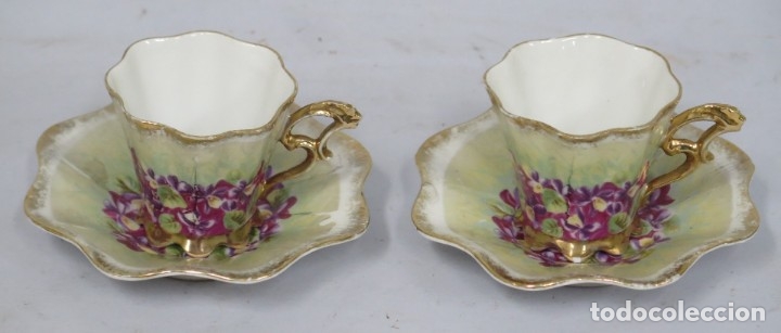 Antig&uuml;edades: ANTIGUO TU Y YO DE PORCELANA. HACIA 1890