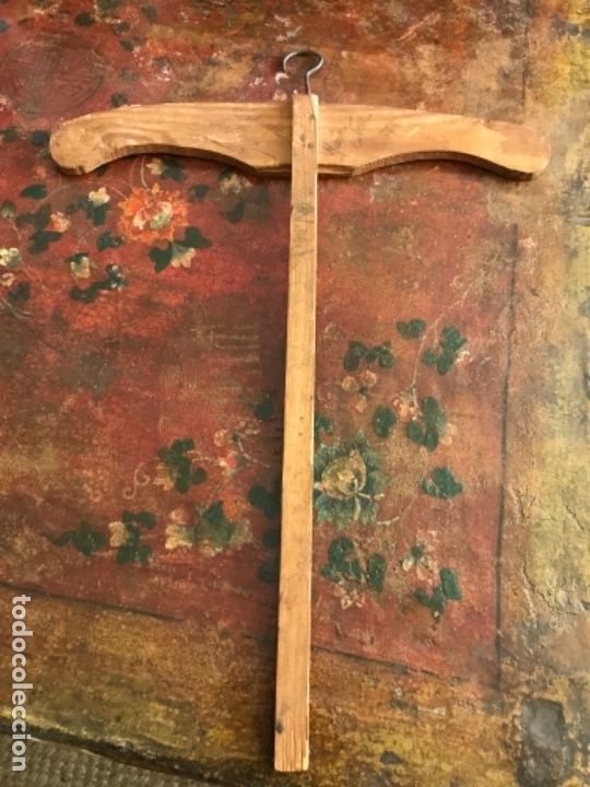 Antig&uuml;edades: Antigua Percha de Madera - Foto 2