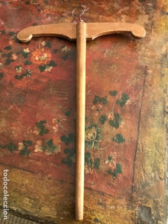 Antig&uuml;edades: Antigua Percha de Madera - Foto 2