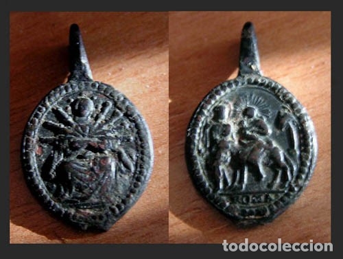 Antig&uuml;edades: Magnifica medalla devocional / S. XVII - XVIII - Foto 1
