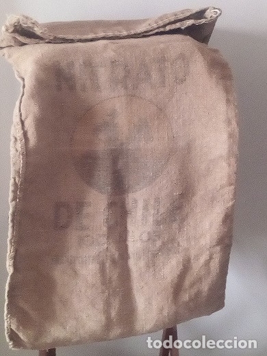 Antig&uuml;edades: Saco Arpillera - Nitrato de Chile - Foto 1