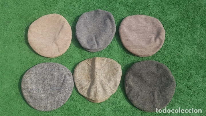 Antig&uuml;edades: Conjunto de 6 boinas/sombreros - Foto 8